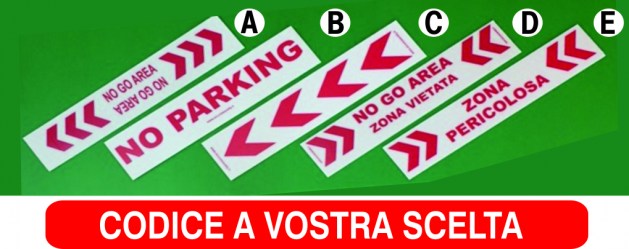 cartelli sicurezza rally cm. 10x50